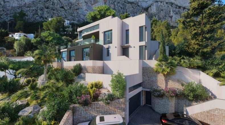 Impresionante villa con diseño contemporáneo